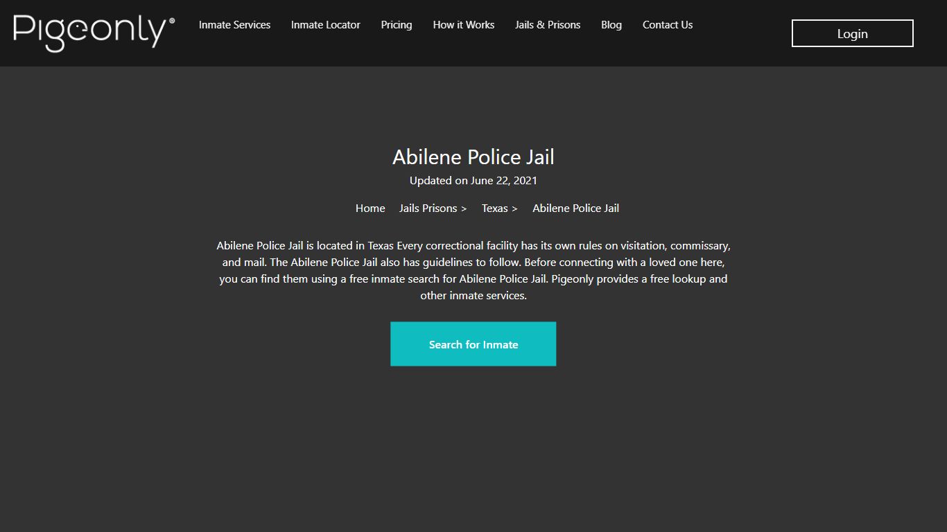 Abilene Police Jail Inmate Search | Texas